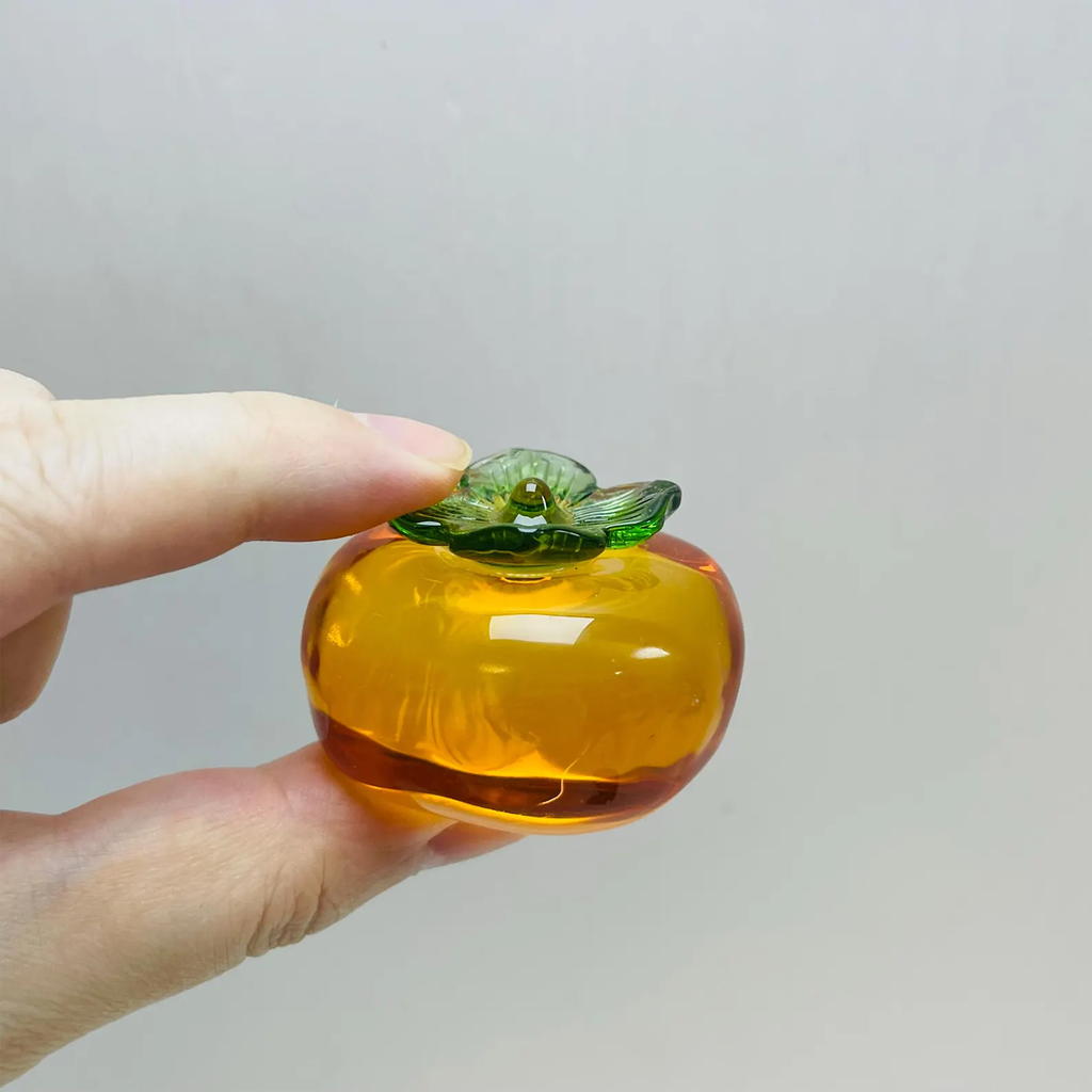 Rechargeable Persimmon Shaped Decor Night Light Touch‑Dimmable Desk Lamp