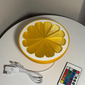 Citrus Slice Shaped RGB Mood Lamp Remote‑Controlled USB Powered Decor Light