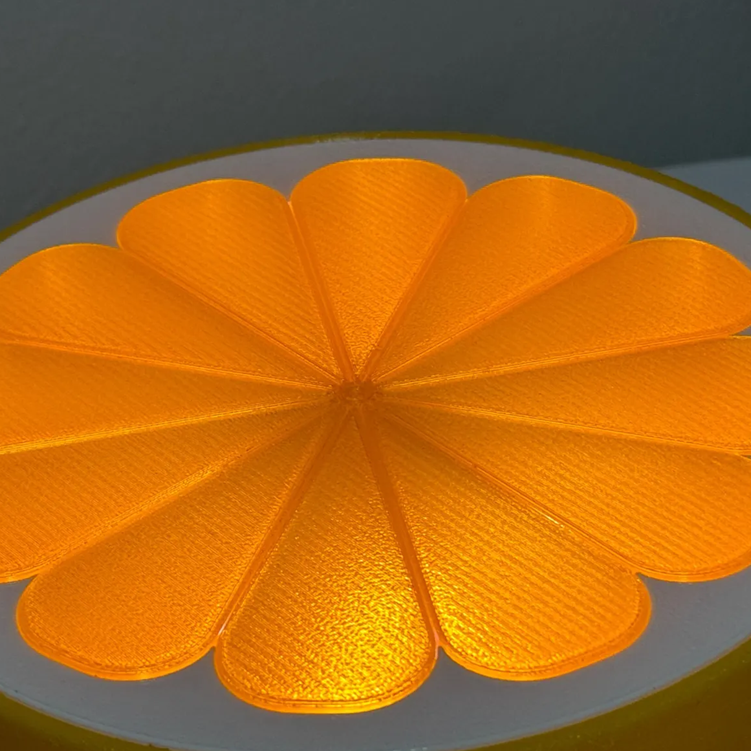 Citrus Slice Shaped RGB Mood Lamp Remote‑Controlled USB Powered Decor Light