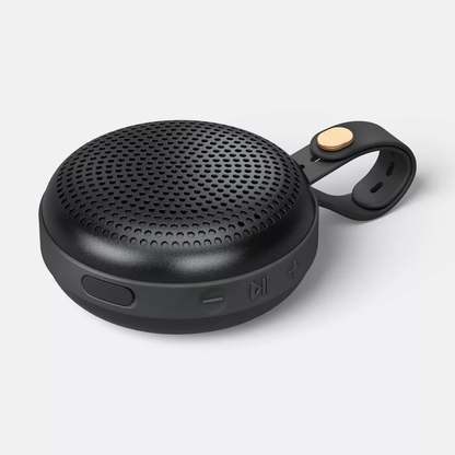 Circular Portable Bluetooth Audio Speaker With Carrying Loop