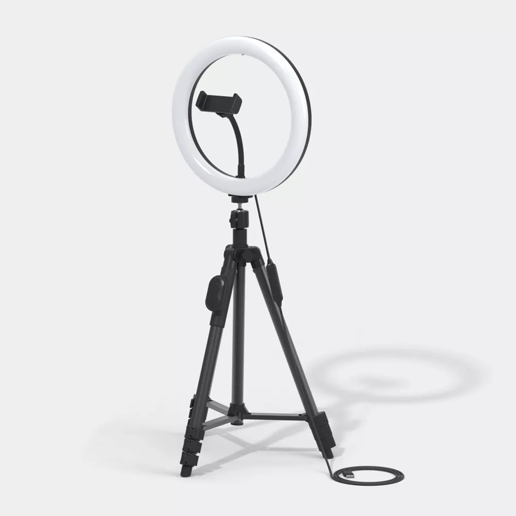 Adjustable Ring Light With Tripod Stand For Vlogging And Video Calling