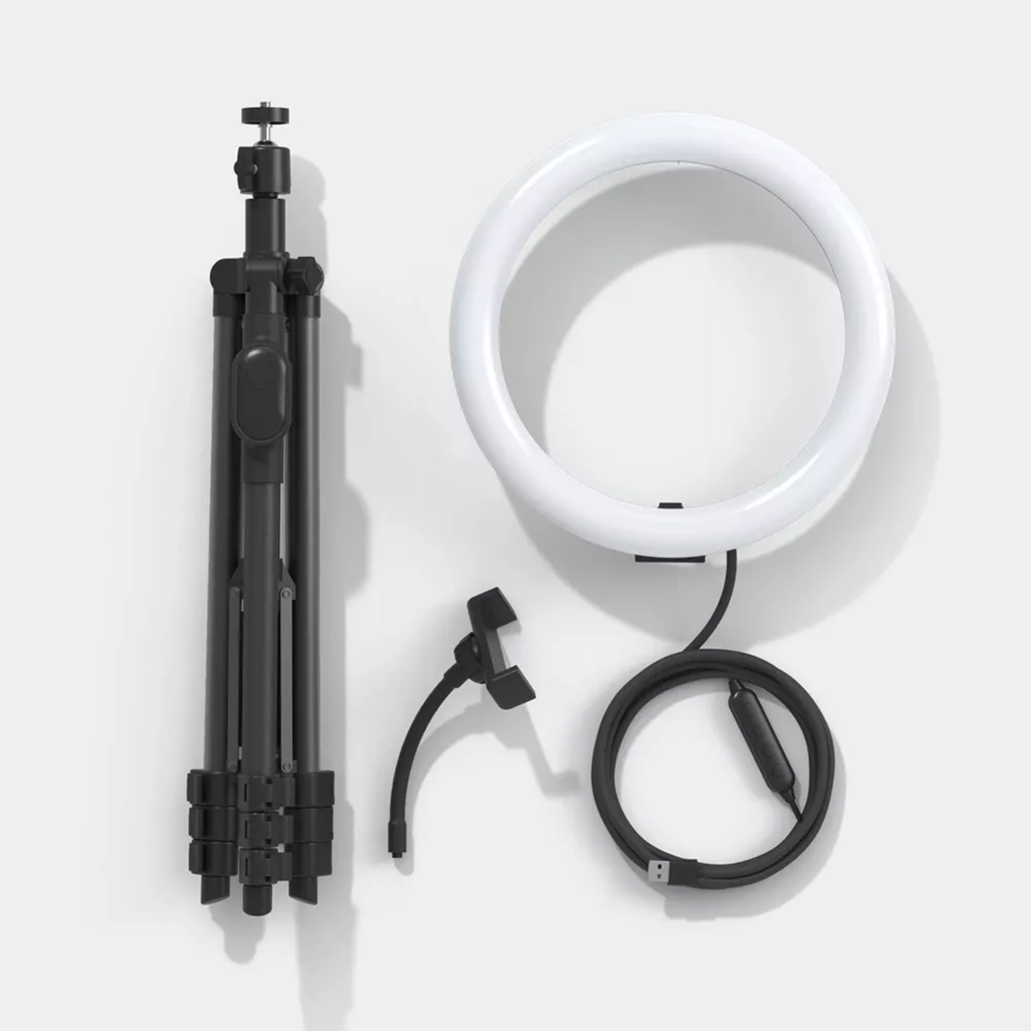 Adjustable Ring Light With Tripod Stand For Vlogging And Video Calling